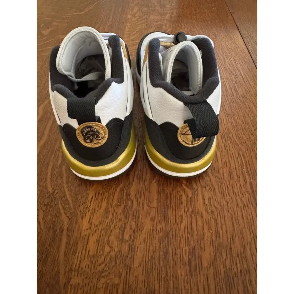 NIB Nike Jordan Spizike Low Wht/Mt Gold/Black Y4.5/W6